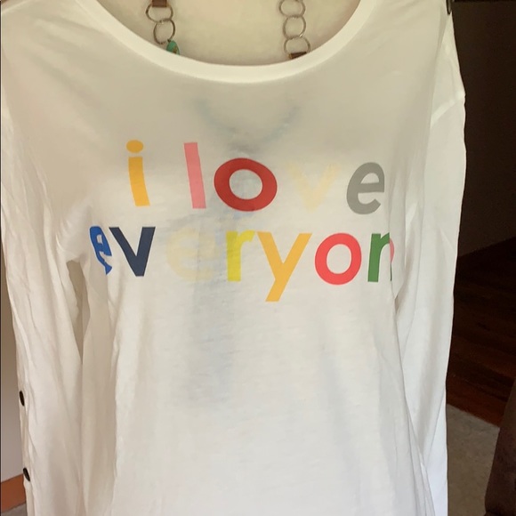 Peace Love World Long Sleeve Tee - Picture 2 of 6